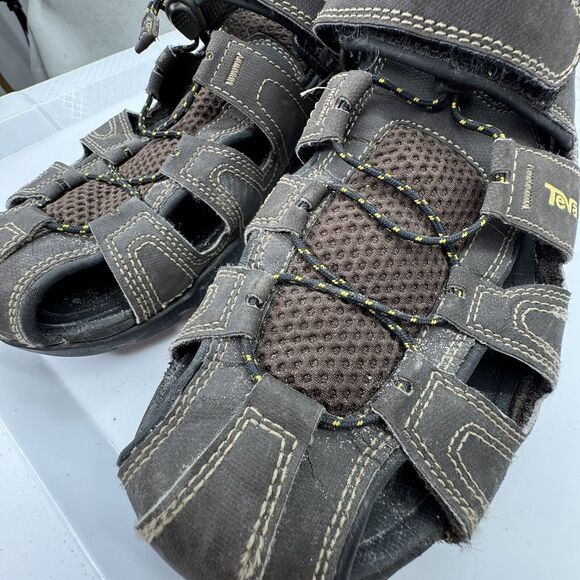 Teva‎ Forebay Dozer Water Hiking Outdoor Sandal Shoes Men’s Size 9 Shocpad Brown - Picture 3 of 9